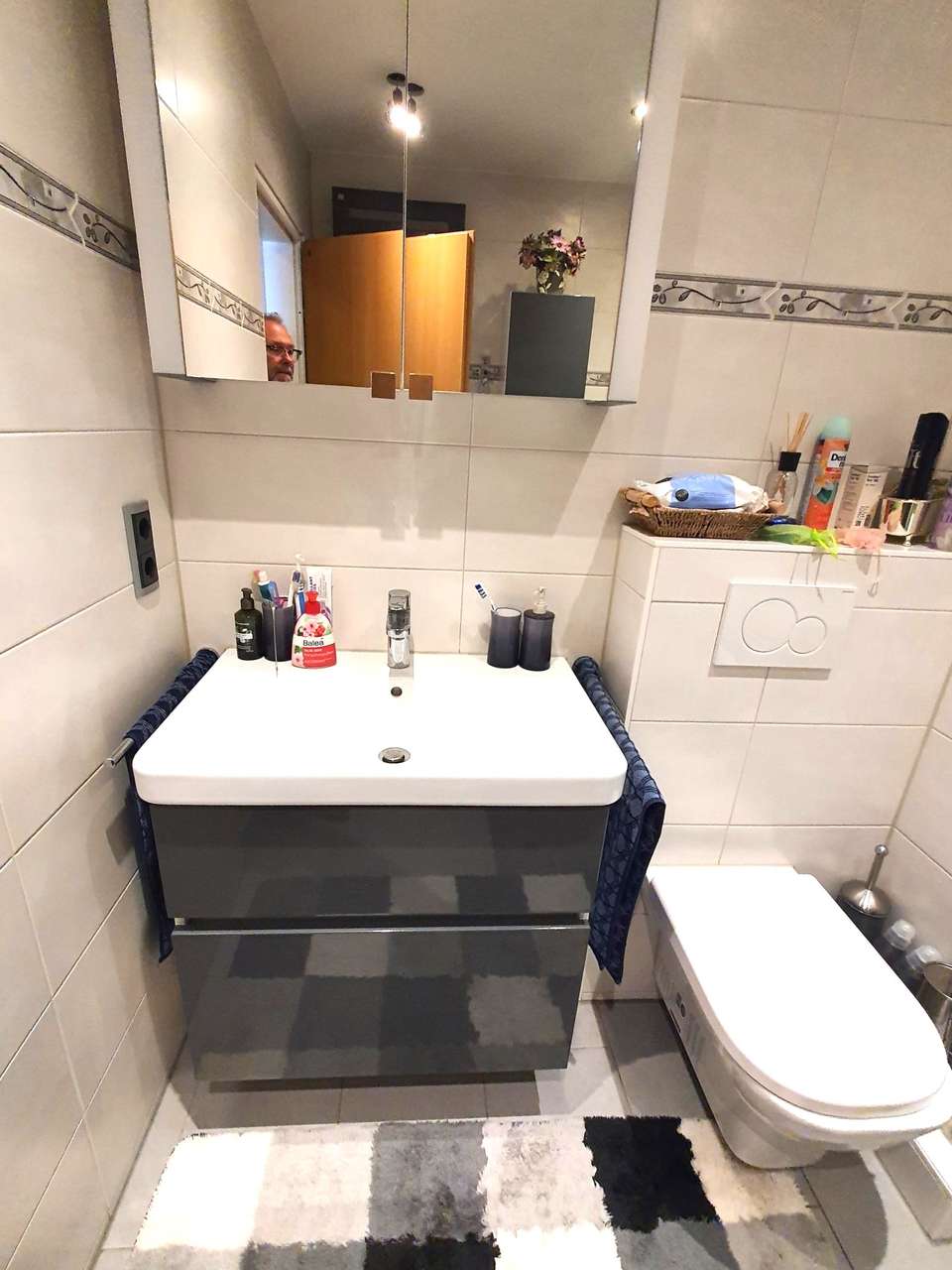 Das Bad m.WC/Dusche Das Bad m.WC/Dusche